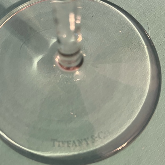 Tiffany and Co. crystal champagne glasses. Set of 2. Never used. - Picture 3 of 3